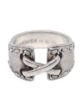 Hermès Pre-Owned 1990-2000s corset ring - Silver