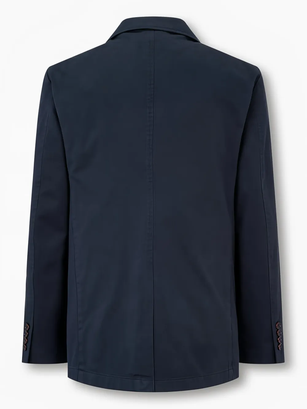 Man On The Boon. cotton single-breasted blazer - Blauw