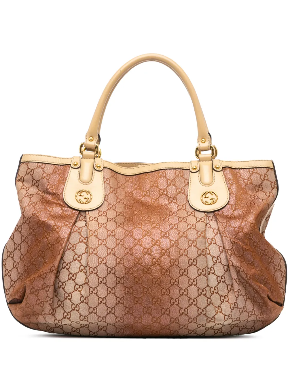 Gucci Pre-Owned 2016-2024 GG ルレックス スカーレット ハンドバッグ - ブラウン Gucci Pre-Owned 2016-2024 GG ルレックス スカーレット ハンドバッグ - ブラウン