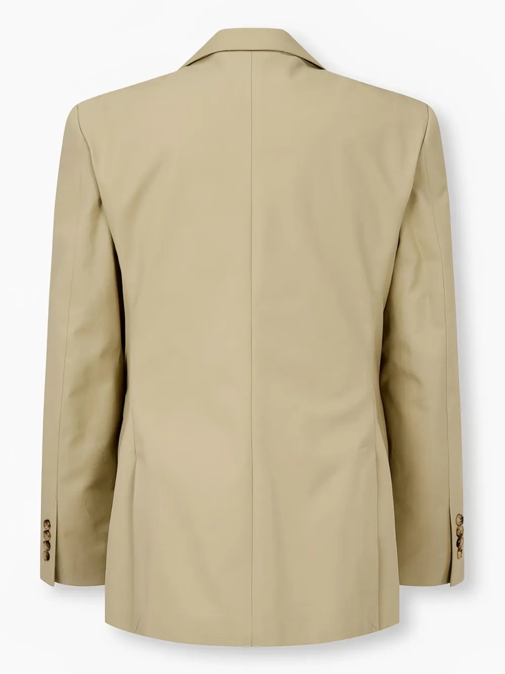 Man On The Boon. Essential cotton single-breasted blazer - Beige