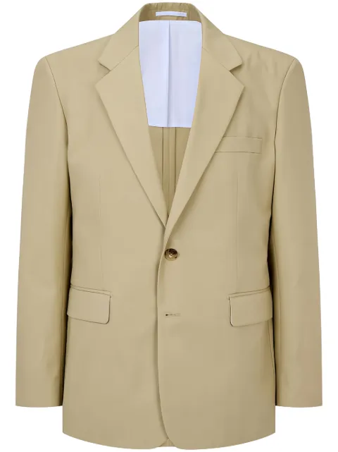 Man On The Boon. blazer Essential de algodón con botón