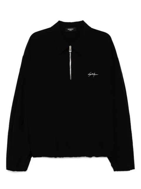 SONGZIO darted collared sweatshirt