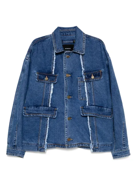 SONGZIO asymmetric denim jacket