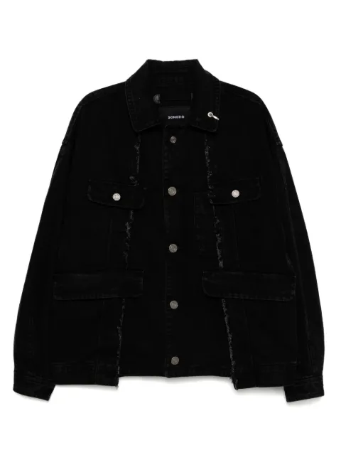 SONGZIO asymmetric denim jacket
