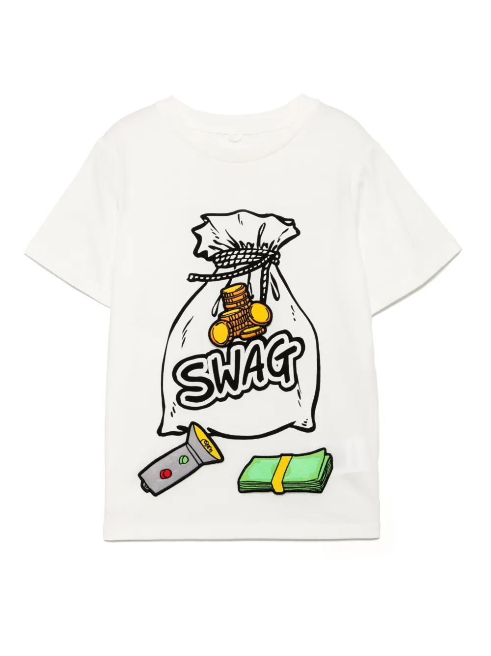 Stella McCartney Kids T-shirt met print Wit