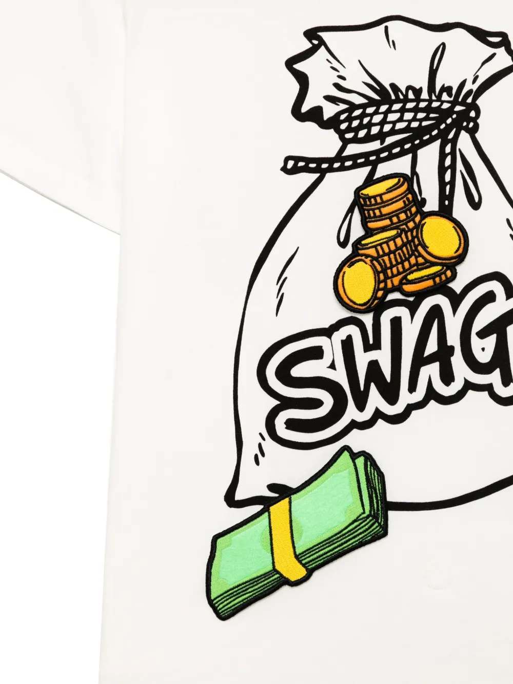 Stella McCartney Kids T-shirt met print Wit