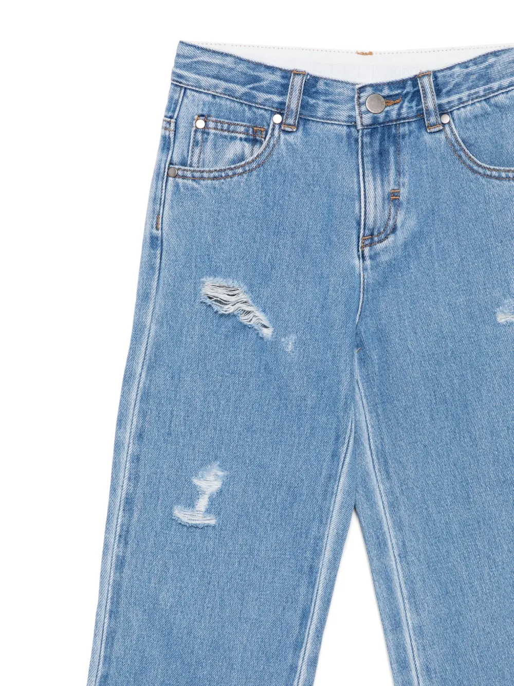 Stella McCartney Kids Straight jeans Blauw