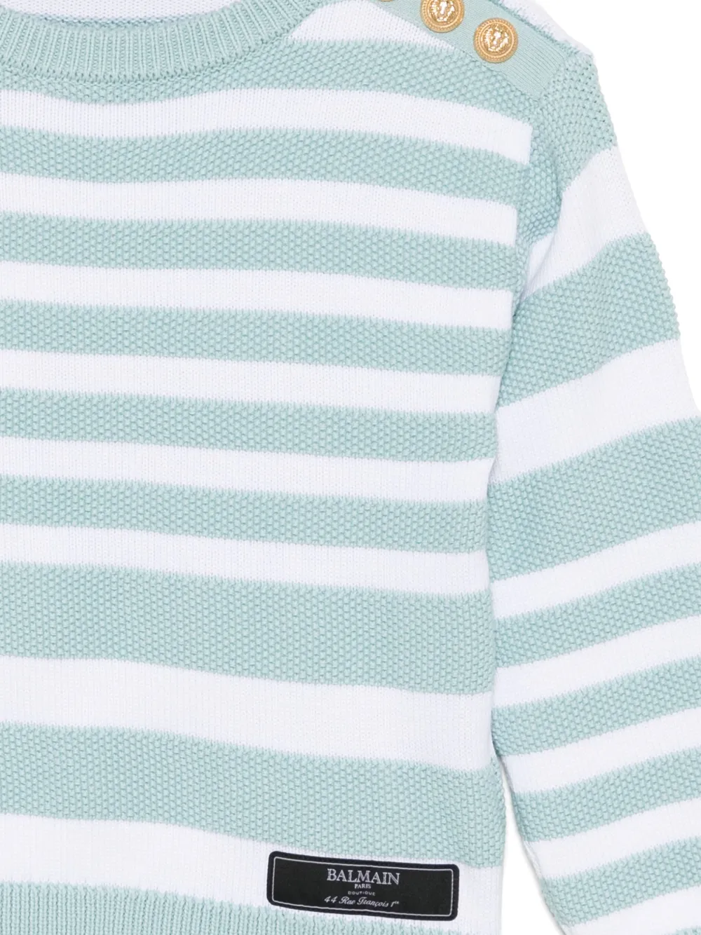 Balmain Gestreepte trui Blauw
