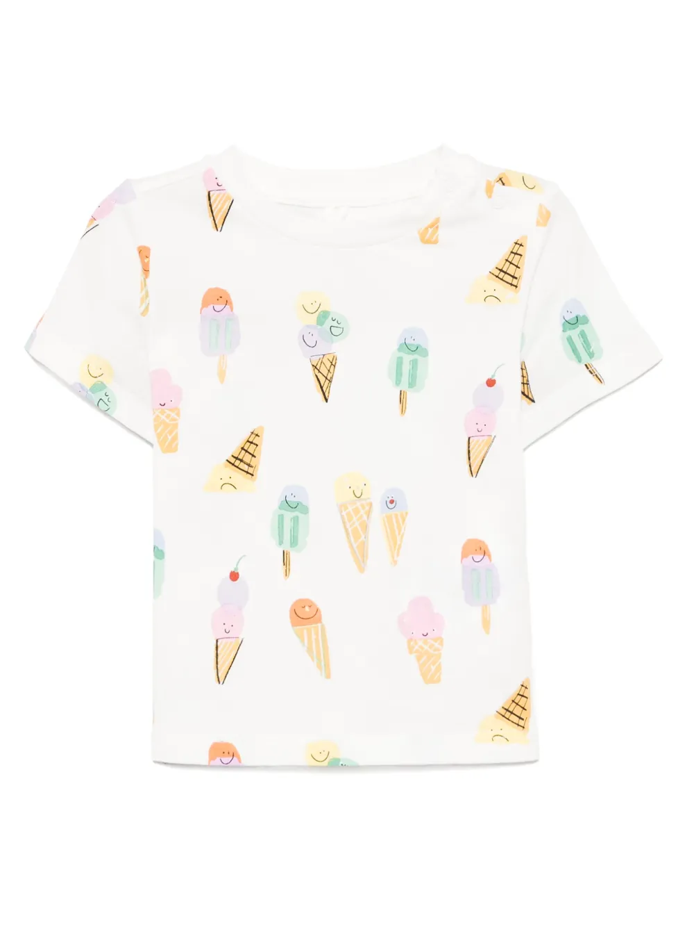 Stella McCartney Kids playera con helados estampados | blanco | Image 1