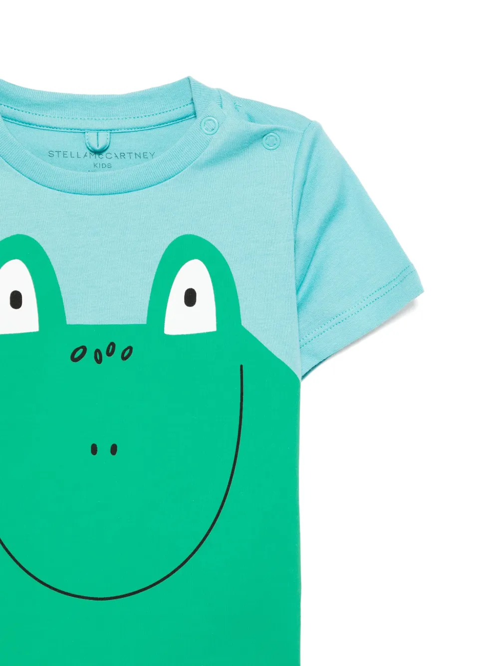 Stella McCartney Kids T-shirt met print Groen