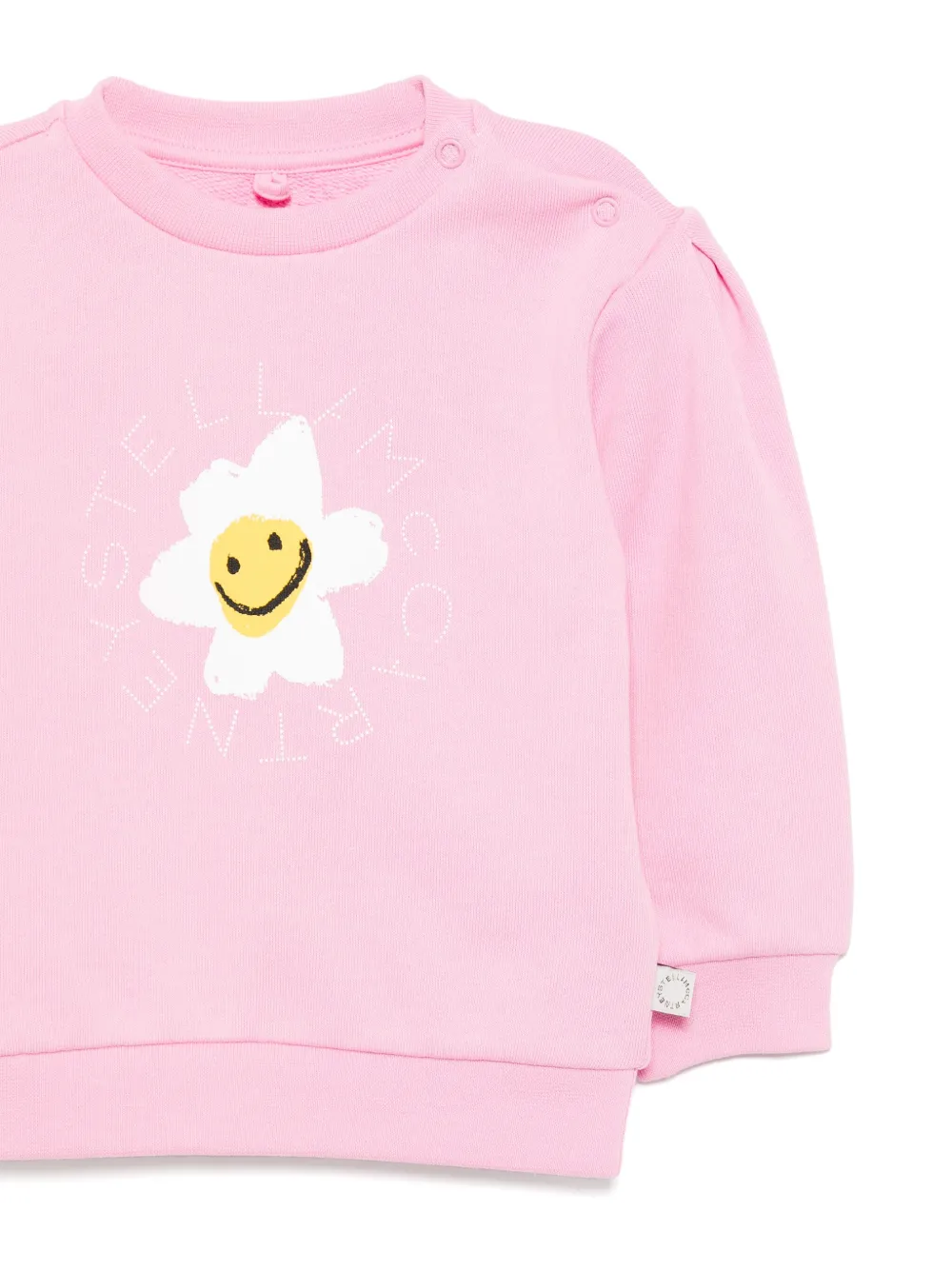 Stella McCartney Kids Sweater met print Roze