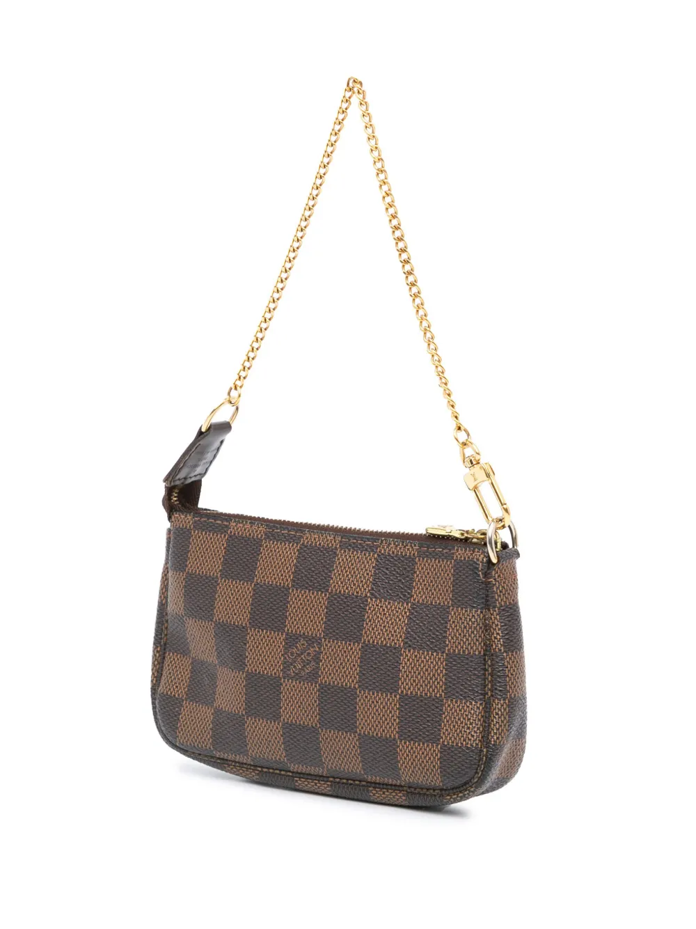 Louis Vuitton Pre-Owned 2006 Damier Ebene kleine Pochette Accessoires handtas - Bruin