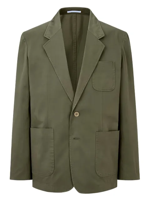 Man On The Boon. cotton single-breasted blazer