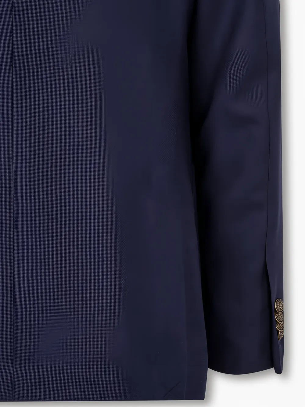 Man On The Boon. Wool Double-breasted Blazer In Blue