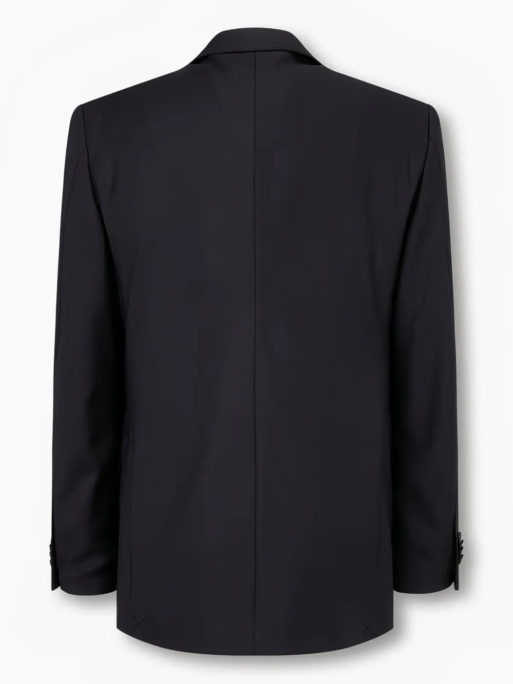 Man On The Boon. wool single-breasted blazer - Zwart