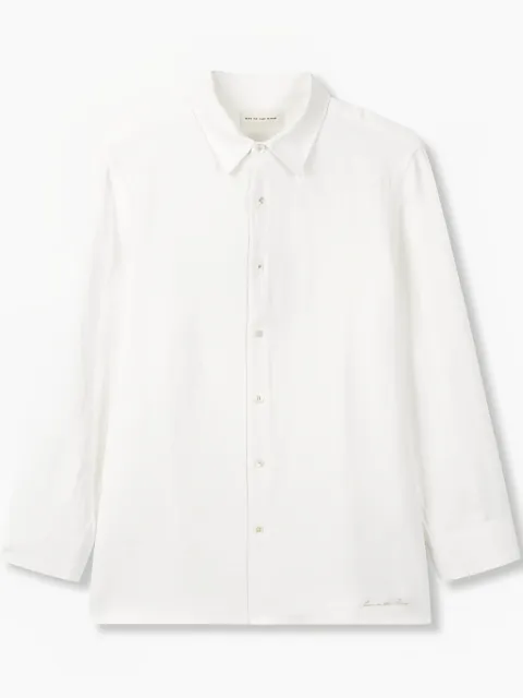Man On The Boon. camisa con logo bordado