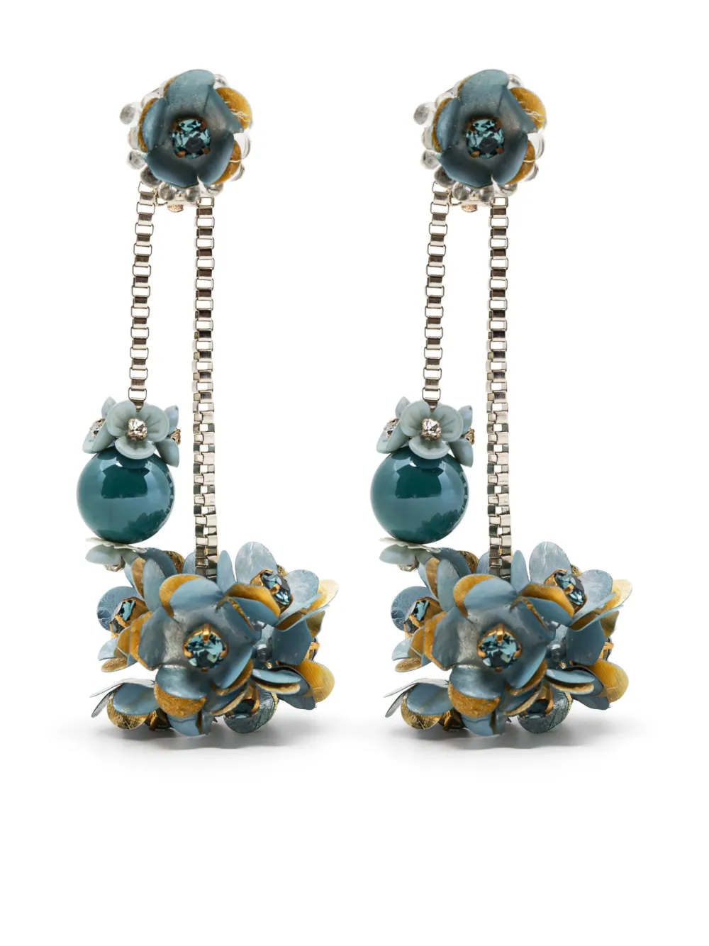 Biyan aretes con cuentas de cristal | azul | Image 1