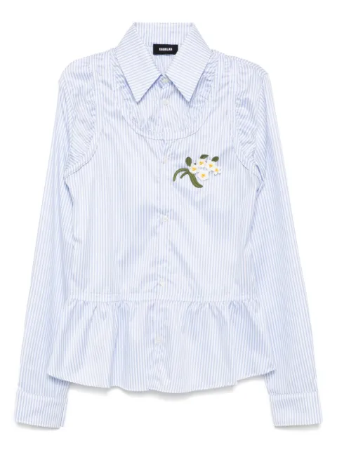 EGONlab. striped cotton shirt