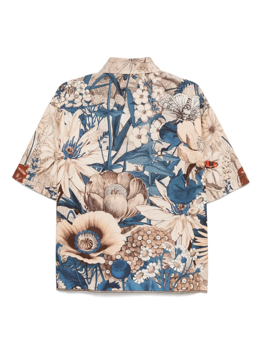 Biyan Blouse met korte mouwen - Beige