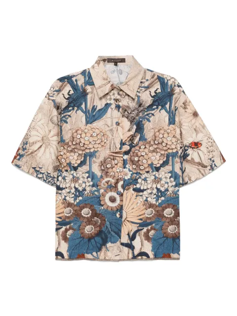 Biyan camisa estampada manga corta