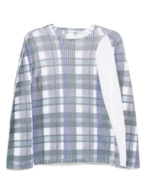 Comme Des Garçons Shirt كنزة منسوجة بطبعة