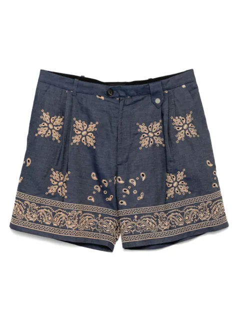 EGONlab. Bestickte Shorts aus Spitze