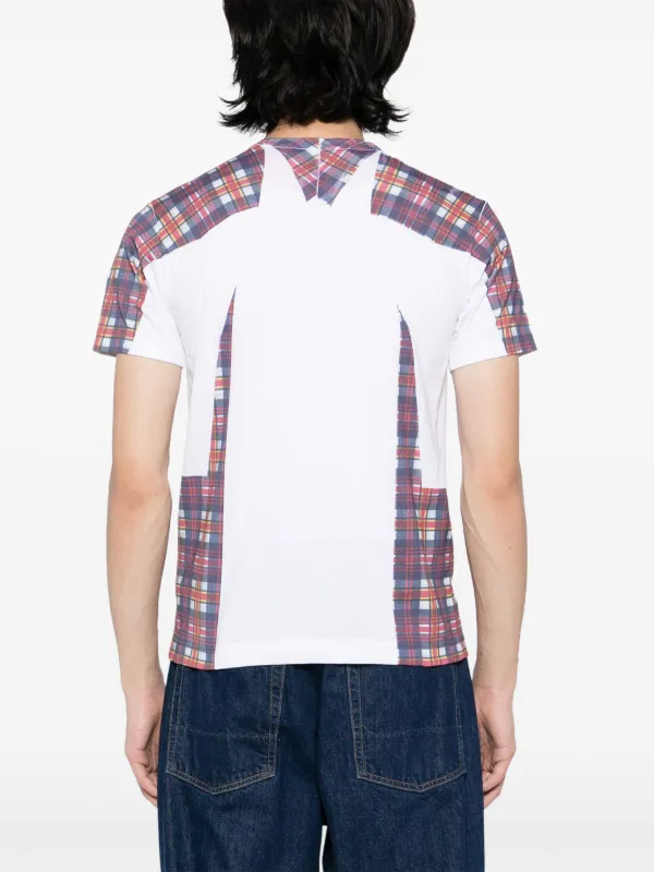 Comme Des Garçons Shirt チェック Tシャツ | ホワイト | FARFETCH JP