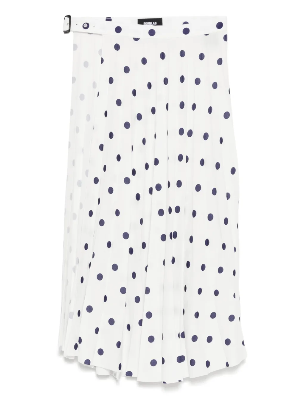 EGONlab. jupe à pois | blanc | Image 1