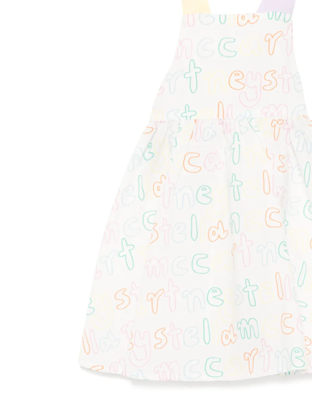 Stella McCartney Kids Jurk en broekje met print Wit