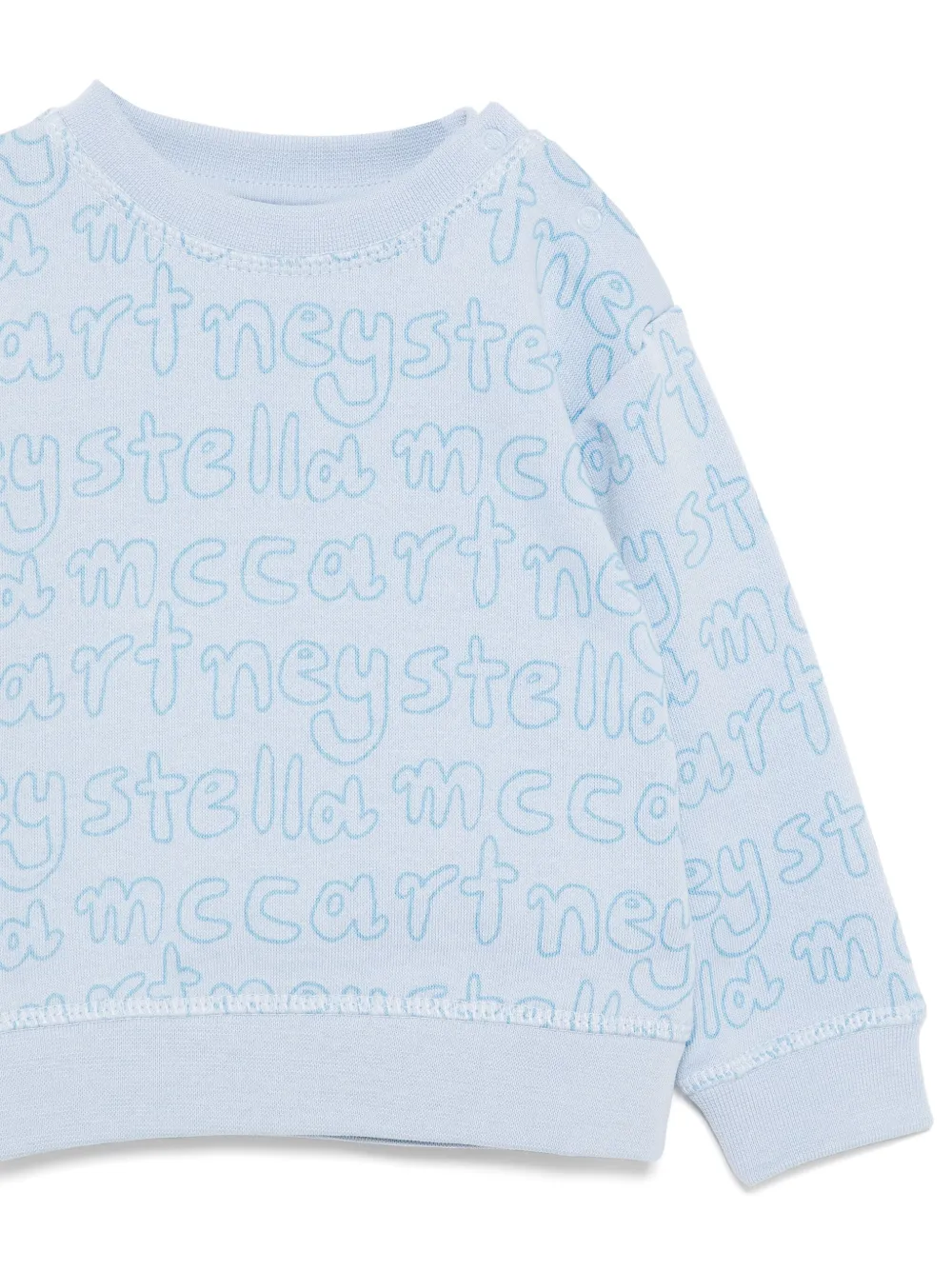 Stella McCartney Kids Sweater met print Blauw