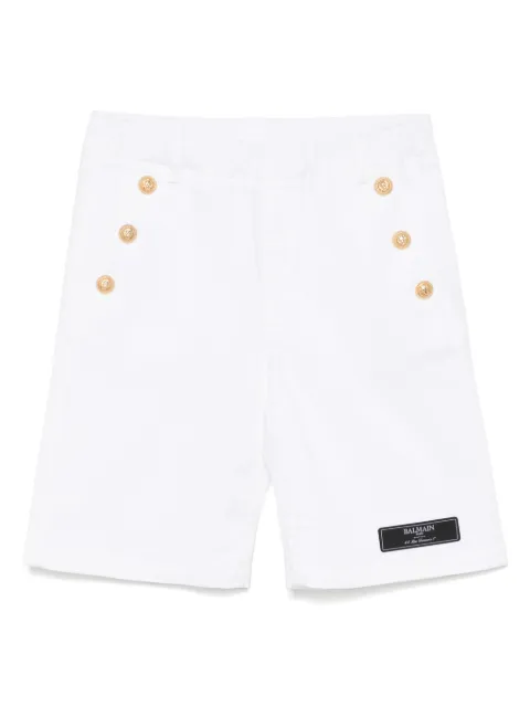 Balmain shorts de mezclilla