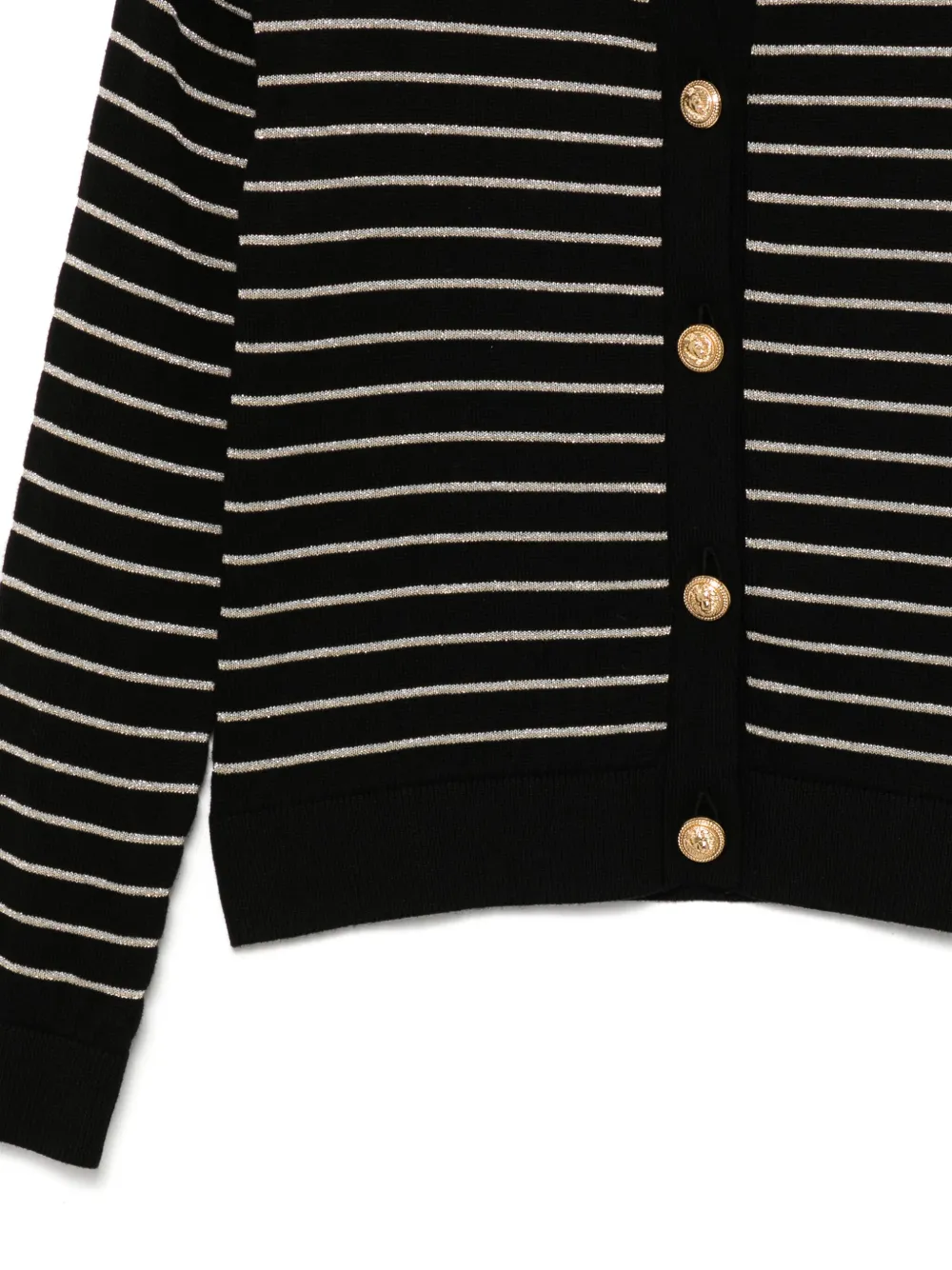Balmain Gestreept vest Zwart