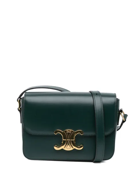 Céline Pre-Owned 2023 Teen Shiny Calfskin Triomphe crossbody bag
