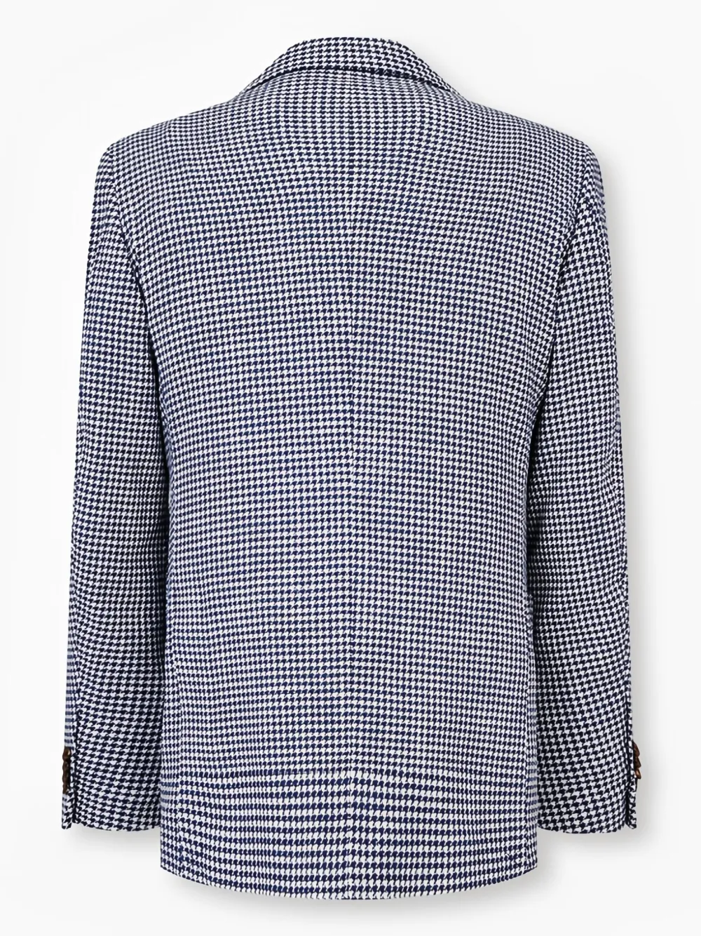 Man On The Boon. houndstooth blazer - Blauw