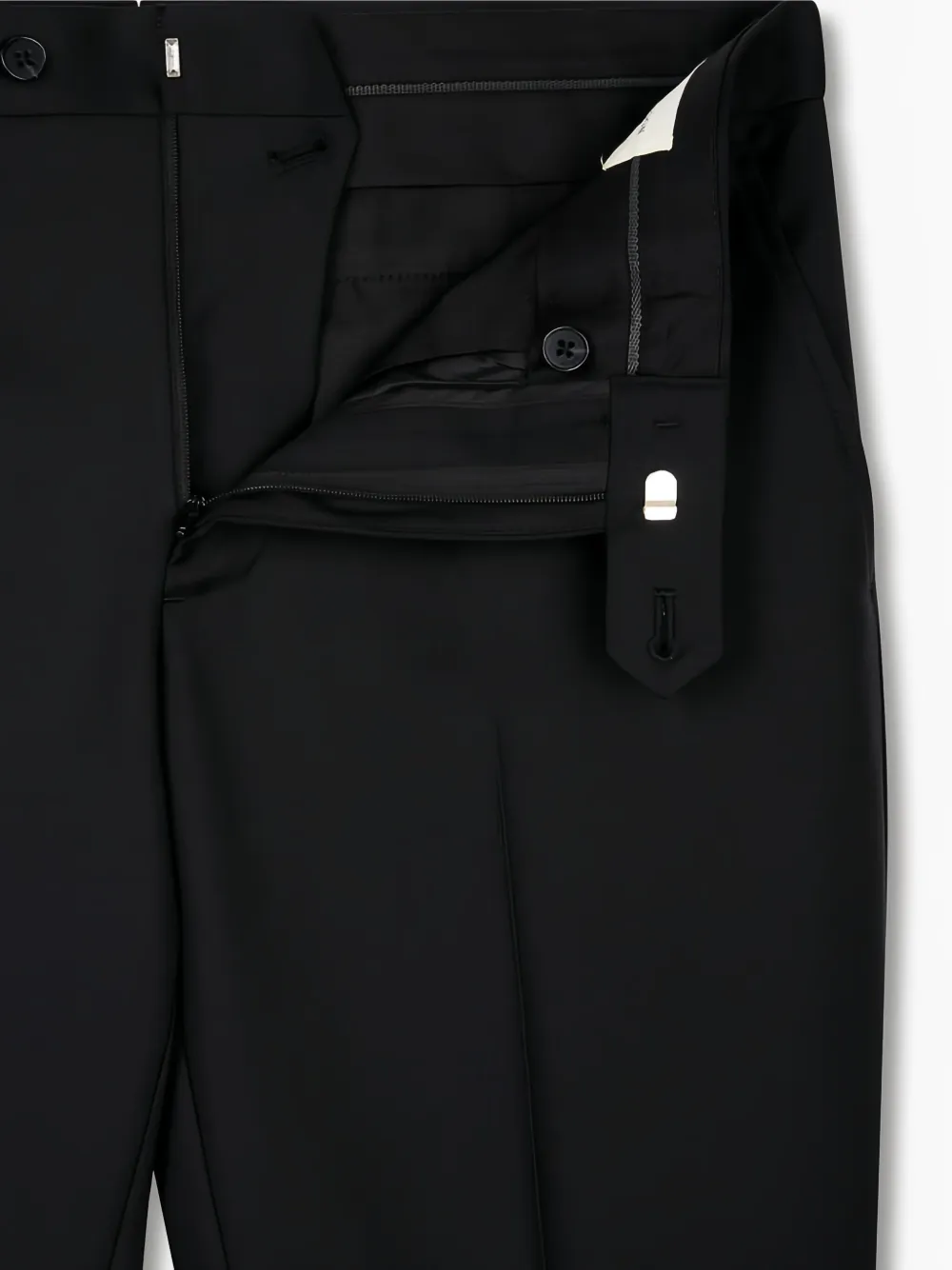 Man On The Boon. Wollen pantalon Zwart