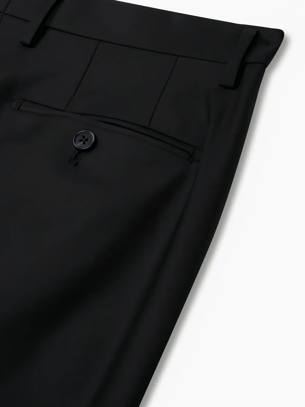 Man On The Boon. Wollen pantalon Zwart