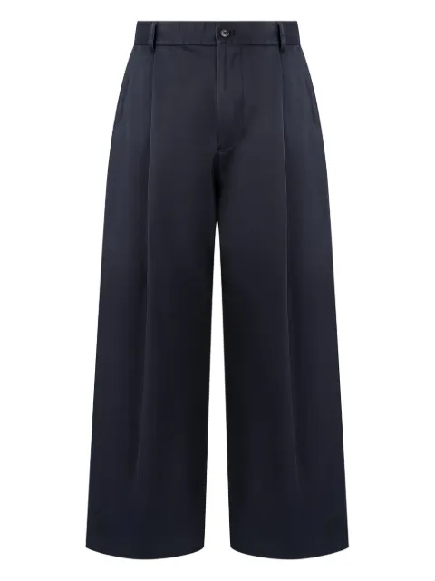 Man On The Boon. pantalones anchos con detalles de pliegues pintuck