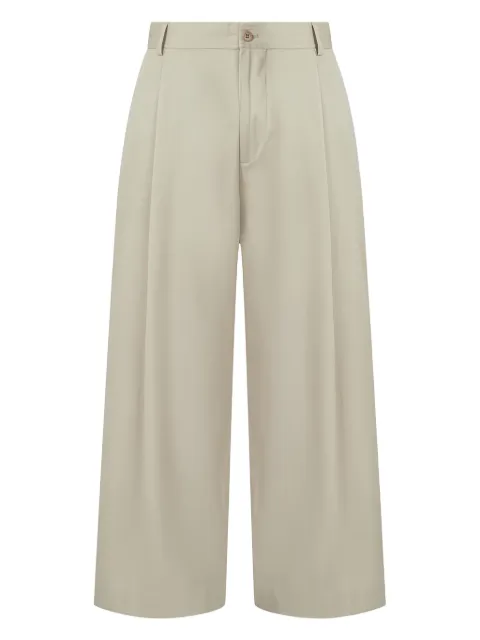 Man On The Boon. pantalones anchos con detalles de pliegues pintuck