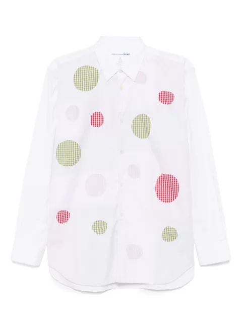 Comme Des Garçons Shirt Gingham patch shirt