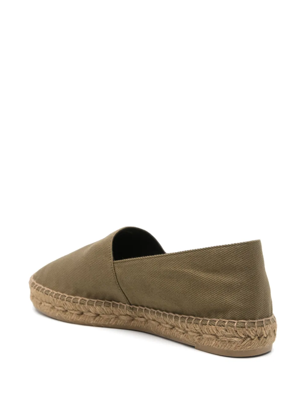 Saint Laurent cotton espadrilles Green