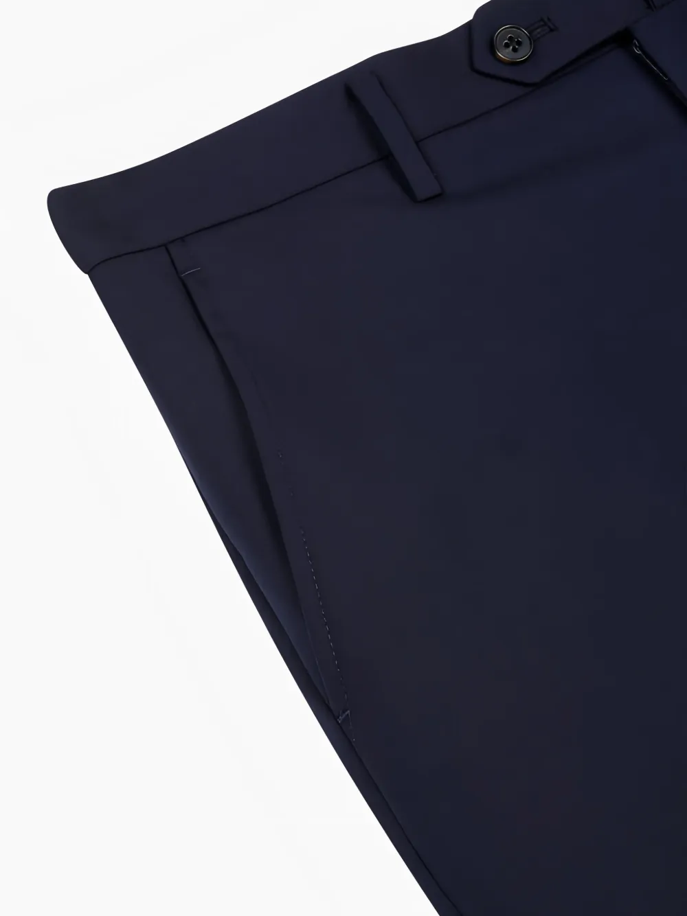 Man On The Boon. Wollen pantalon Blauw