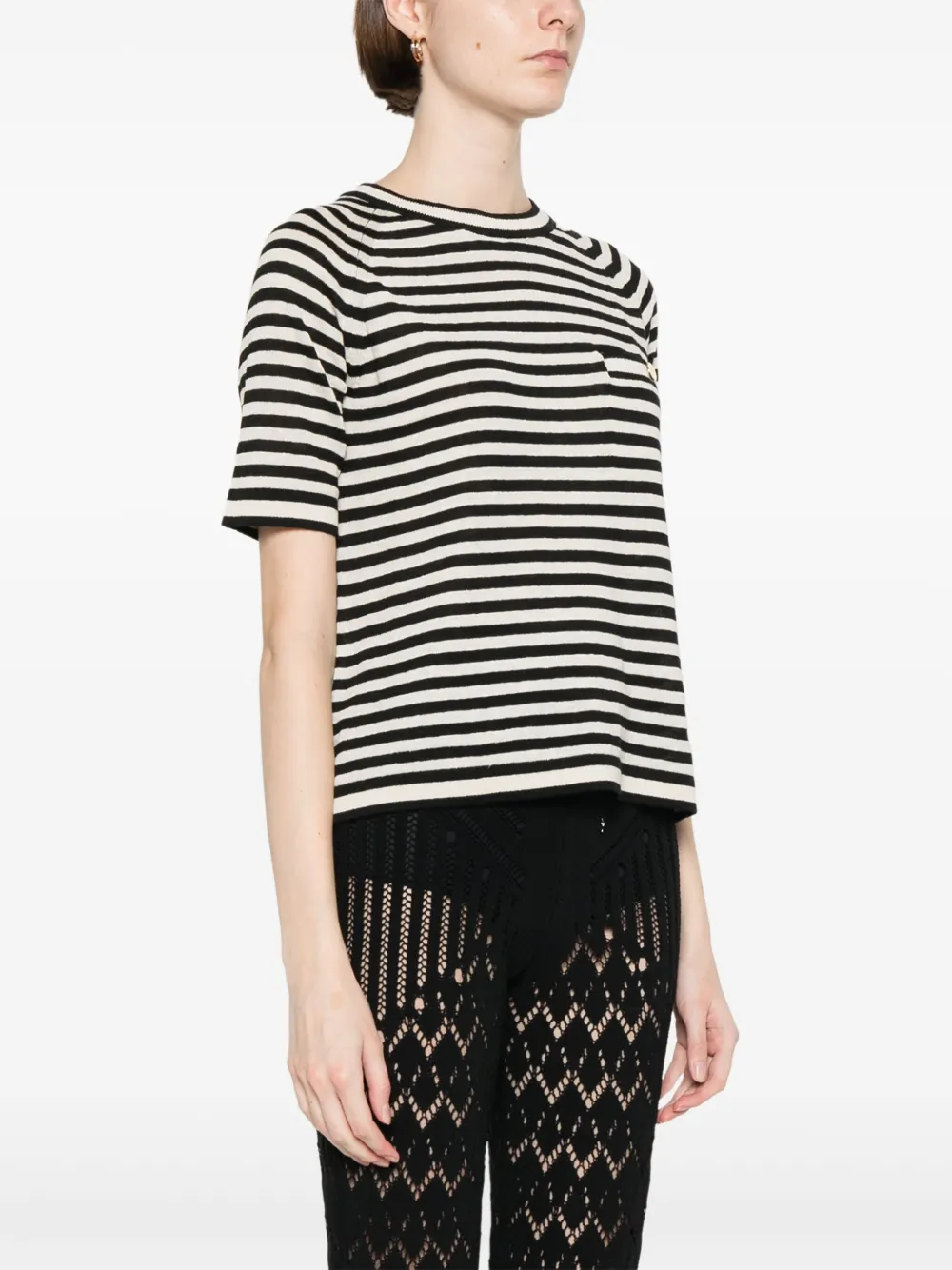 'S Max Mara Beati T-shirt Zwart