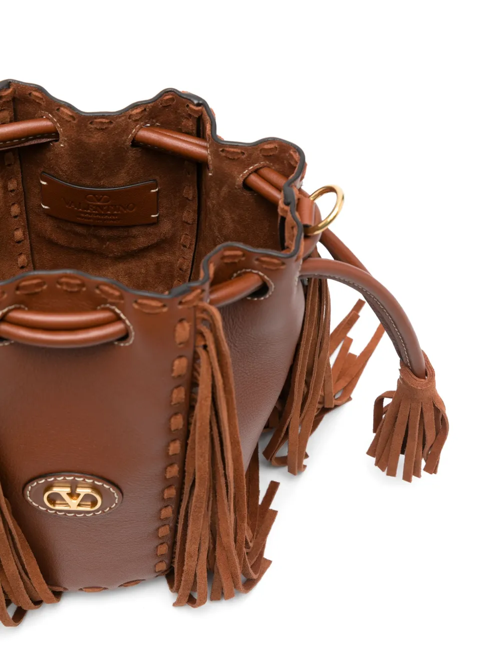 Valentino Garavani VLogo Signature bucket-tas Bruin
