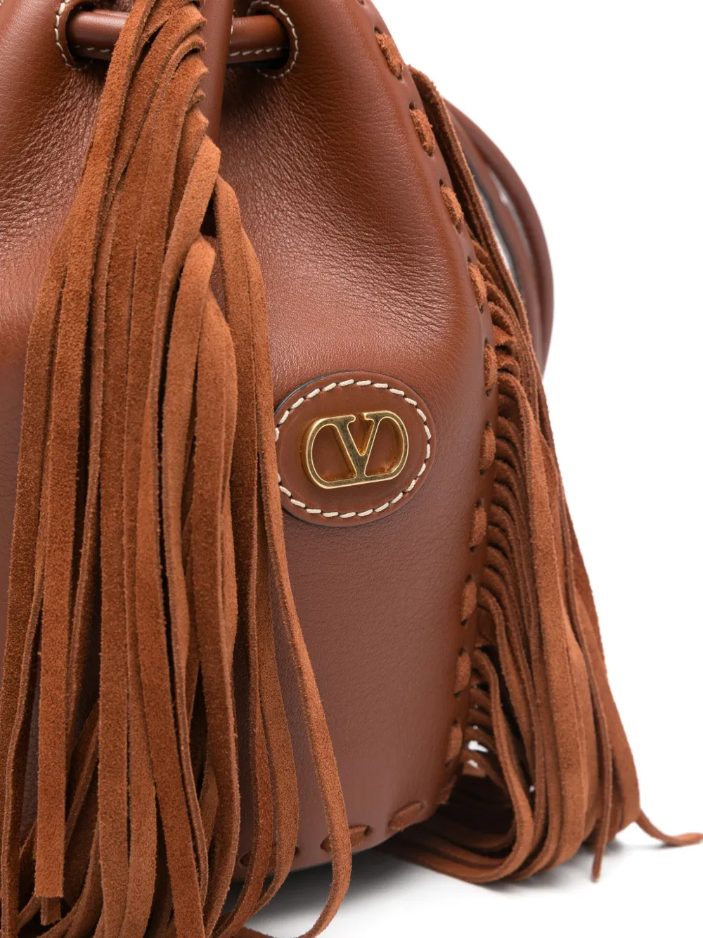 Valentino Garavani VLogo Signature bucket-tas Bruin