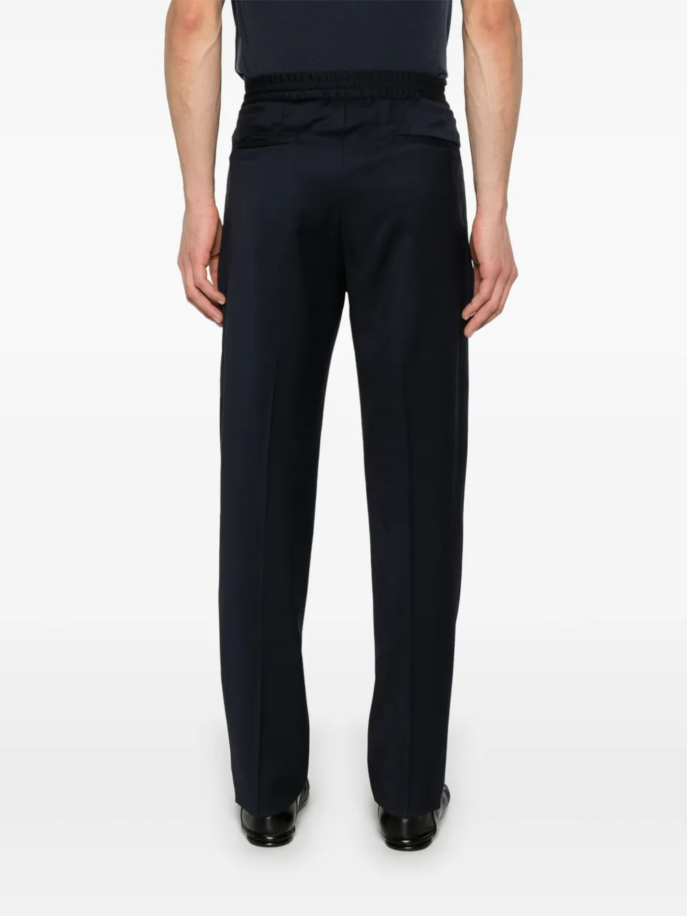 Lardini Broek met toelopende pijpen Blauw