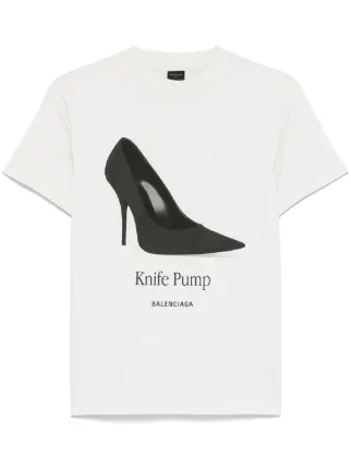 【関税込・国内発送】BALENCIAGA Knife Pump Graphic T-Shirt 三越伊勢丹 | BALENCIAGA/バレンシアガ通販 | ウィメンズ KNIFE