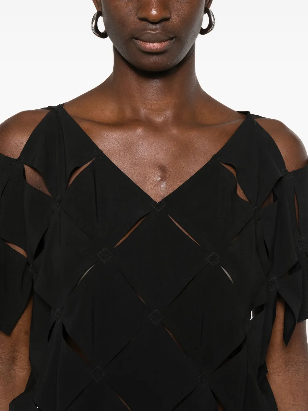 Y-3 Puzzle T-shirt Zwart