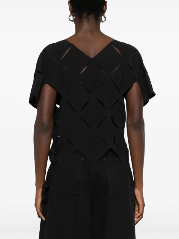 Tシャツ・カットソー DI LA3 PARI Asymmetric T-shirt DI.LA3 PARI' Asymmetric t-shirt | Black | FARFETCH JO