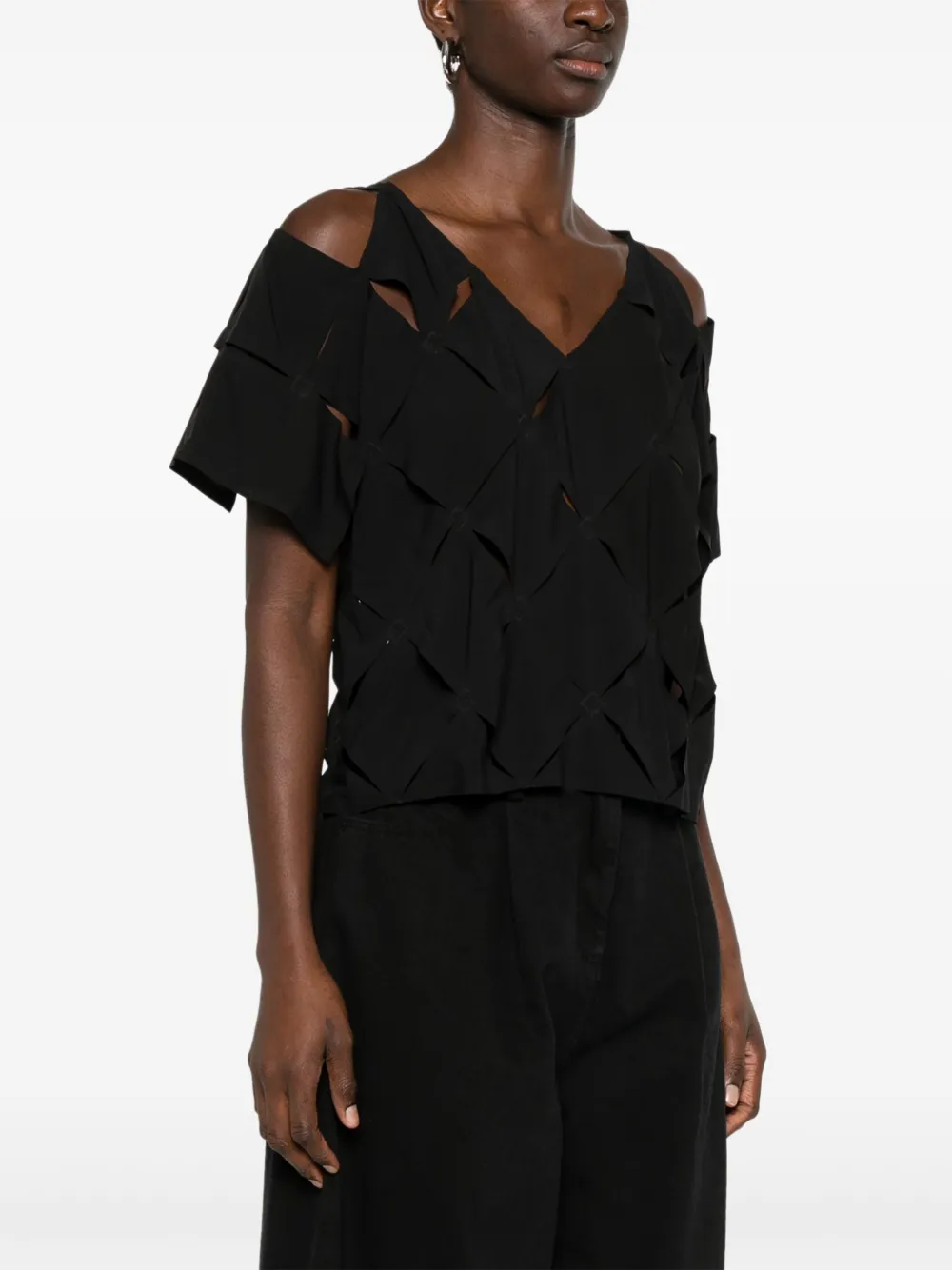 Y-3 Puzzle T-shirt Zwart