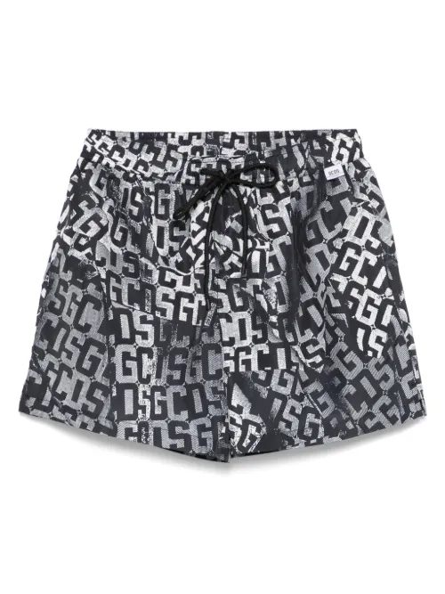 Short de bain à logo imprimé - GCDS - Modalova